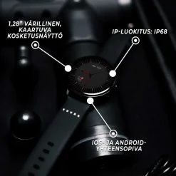 Sale Kuura Älykello Function F7 V3 musta