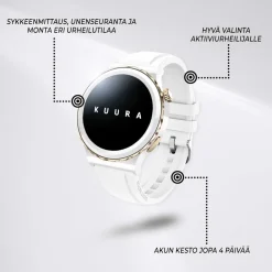 Discount Kuura Älykello Smart Watch Fashion Women FW5, valkoinen