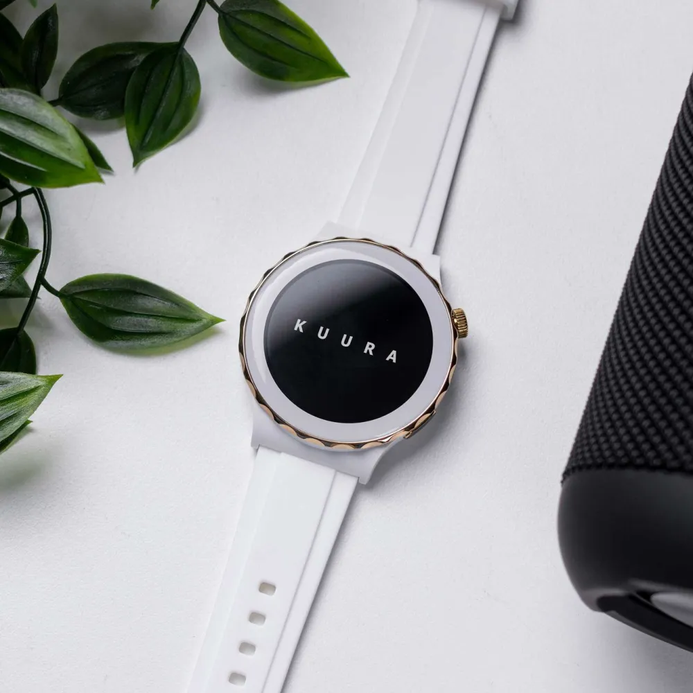 Discount Kuura Älykello Smart Watch Fashion Women FW5, valkoinen