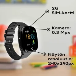 Sale Kuura Älykello Smart Watch Kids K1, pinkki
