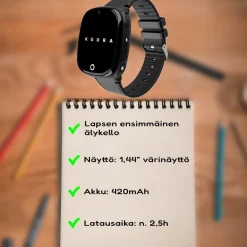 Sale Kuura Älykello Smart Watch Kids K1, pinkki