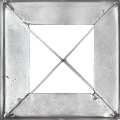 Clearance FinePRICE Maapiikit 12 kpl hopea 10x10x76 cm galvanoitu teräs