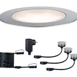 Hot Paulmann Maavalaisinsarja Plug & Shine Ø70mm 3-osainen teräs
