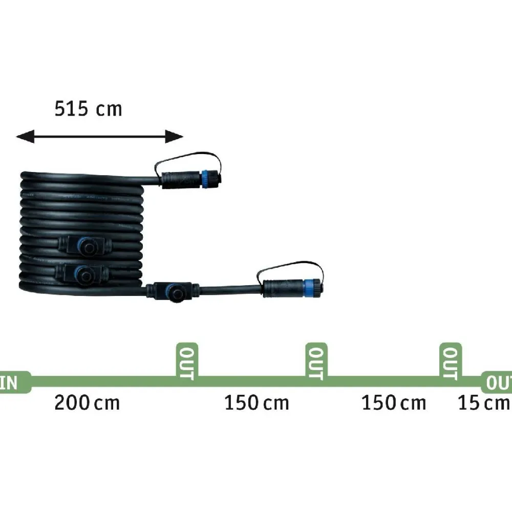 Hot Paulmann Maavalaisinsarja Plug & Shine Ø70mm 3-osainen teräs
