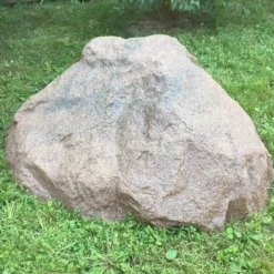 Outlet Taidekivi Maisemakivi D-100 Ø100cm punainen lasikuitua