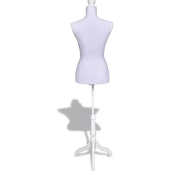 FinePRICE Mallinukke naisen torso valkoinen