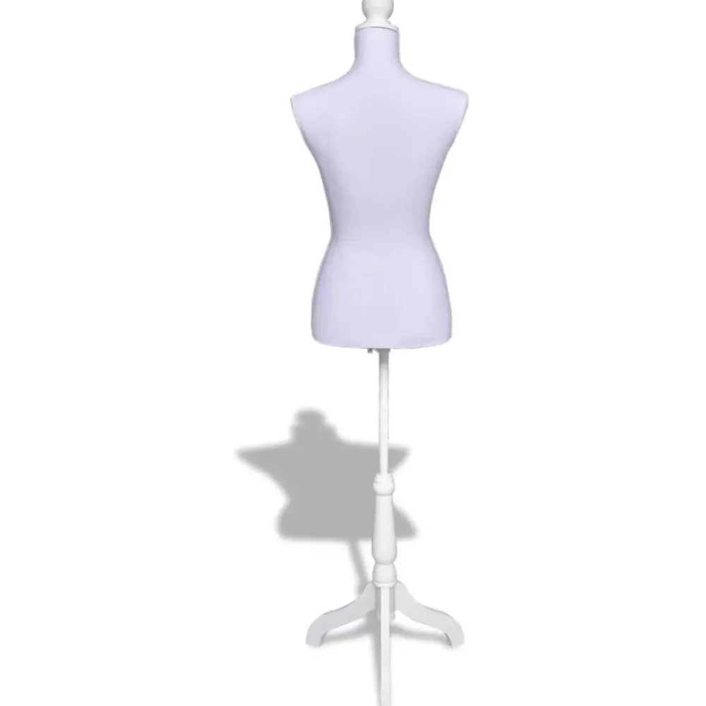 FinePRICE Mallinukke naisen torso valkoinen