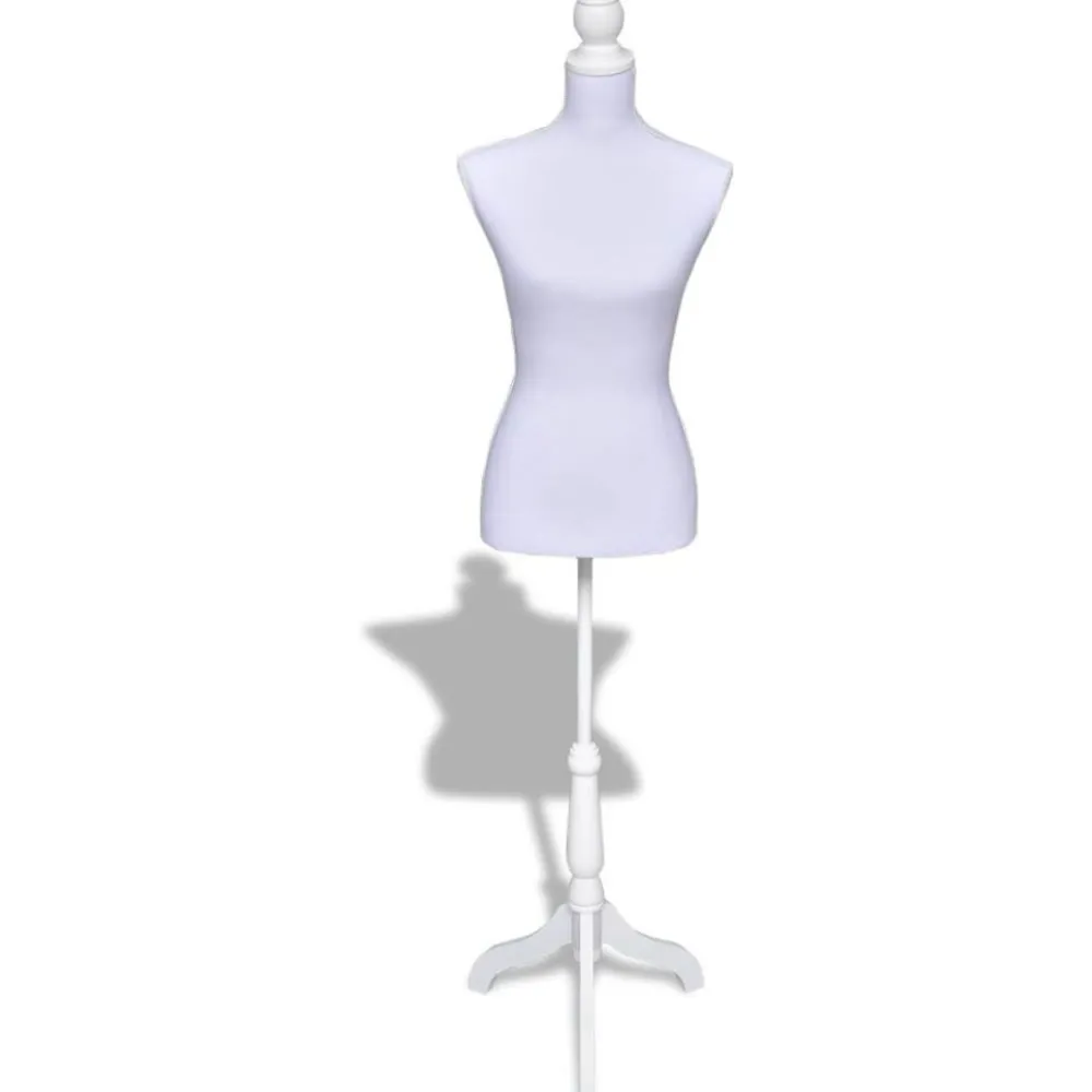 FinePRICE Mallinukke naisen torso valkoinen
