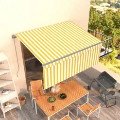 Discount FinePRICE Manuaalisesti kelattava markiisi verhoilla 3x2,5 m kerma