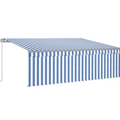 Discount FinePRICE Manuaalisesti kelattava markiisi verhoilla 3x2,5 m kerma