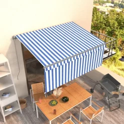 Discount FinePRICE Manuaalisesti kelattava markiisi verhoilla 3x2,5 m kerma