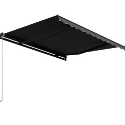 Best FinePRICE Manuaalisesti sisäänkelattava markiisi 1 300x250 cm sininen/valkoinen