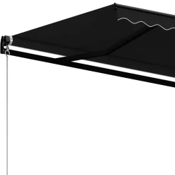 Best FinePRICE Manuaalisesti sisäänkelattava markiisi 1 300x250 cm sininen/valkoinen