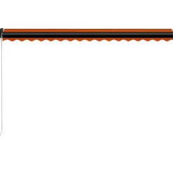 Best FinePRICE Manuaalisesti sisäänkelattava markiisi 1 300x250 cm sininen/valkoinen