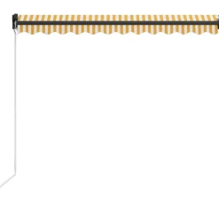 Best FinePRICE Manuaalisesti sisäänkelattava markiisi 1 300x250 cm sininen/valkoinen