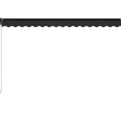 Best FinePRICE Manuaalisesti sisäänkelattava markiisi 1 300x250 cm sininen/valkoinen