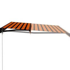 Best FinePRICE Manuaalisesti sisäänkelattava markiisi 1 300x250 cm sininen/valkoinen