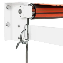 Online FinePRICE Markiisi sisäänkelattava, oranssiruskea, 4x3 m kangas/alumiini