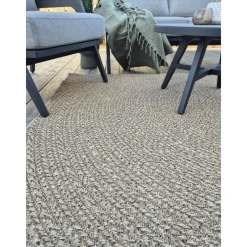 Benina Matto Natural Circle, sisä- ja ulkokäyttöön, ruskea, eri kokoja
