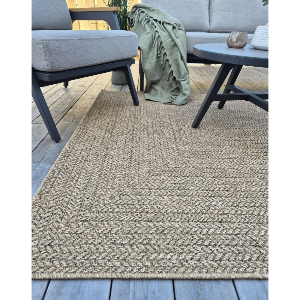 Sale Benina Matto Natural Frame, sisä- ja ulkokäyttöön, ruskea, eri kokoja