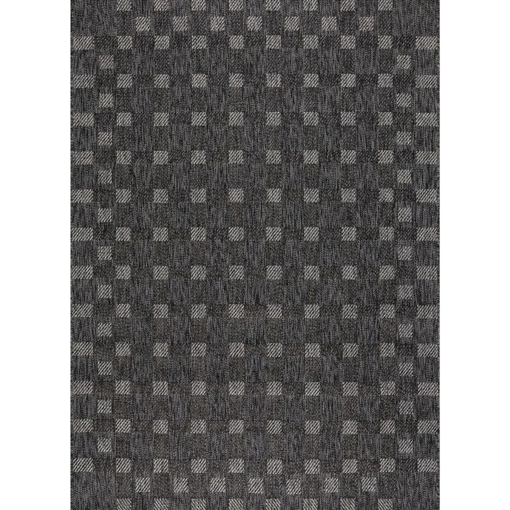 Hot Linento Matto Check 80x150 cm antrasiitti