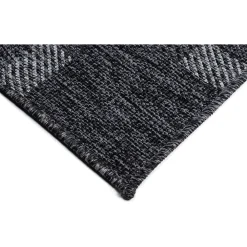 Hot Linento Matto Check 80x150 cm antrasiitti
