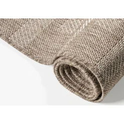Hot Linento Matto Check 80x150 cm ruskeanbeige