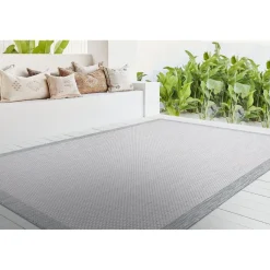 Outlet Linento Matto Fresco Suora 120x180cm antrasiitti/valkoinen
