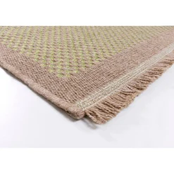 Outlet Linento Matto Kottby 200x290 cm vihreä/roosa