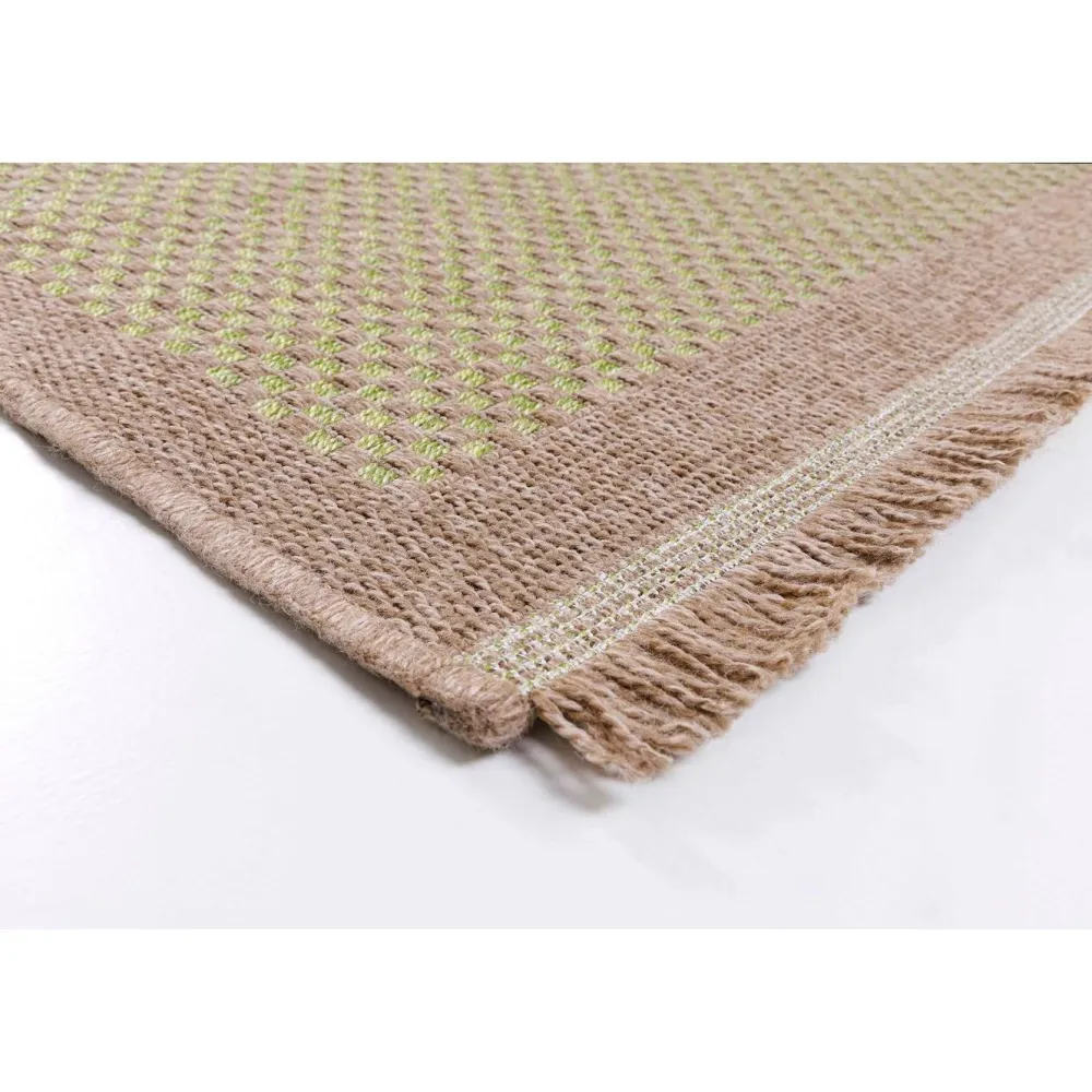 Outlet Linento Matto Kottby 200x290 cm vihreä/roosa