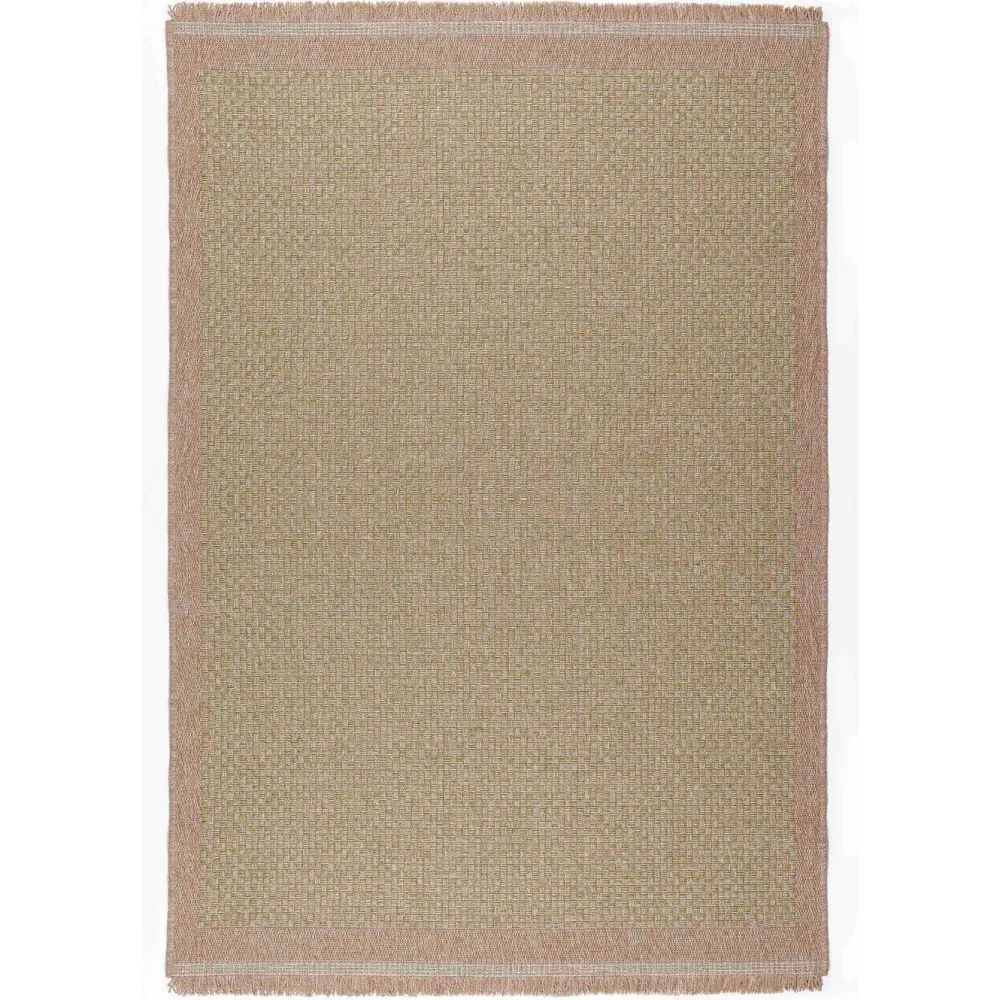 Outlet Linento Matto Kottby 200x290 cm vihreä/roosa