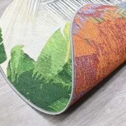 Discount Village's Matto Palmu pyöreä Ø120cm vihreä