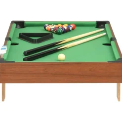 Online FinePRICE Mini-biljardipöytä, 92x52x19 cm, ruskea/vihreä