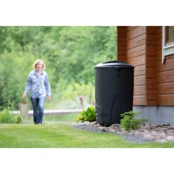 New Biolan Mökkikompostori 200 L tummanharmaa