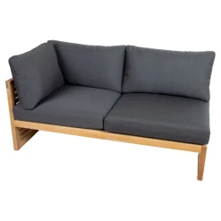 Sale Home4you Moduulisohva Serenity, 2-Istuttava, oikea, tummanharmaa