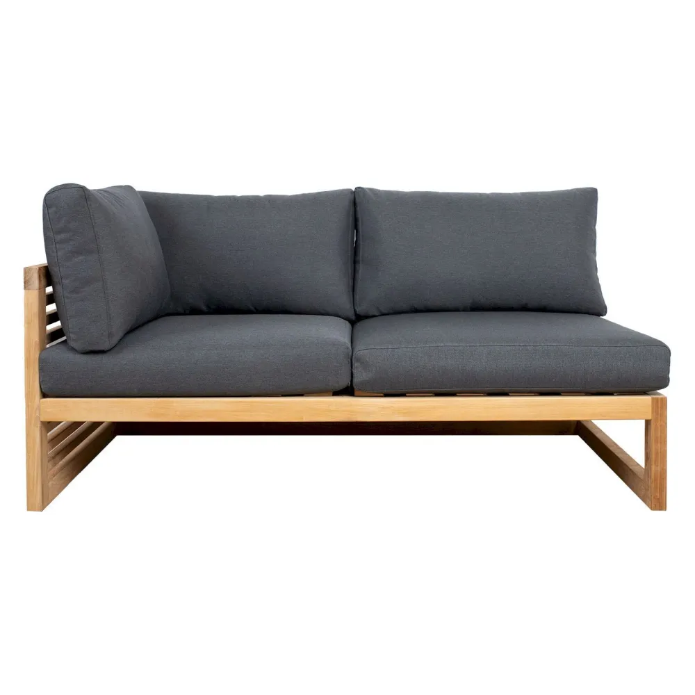 Sale Home4you Moduulisohva Serenity, 2-Istuttava, oikea, tummanharmaa