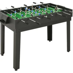 Outlet FinePRICE Monen pelin pöytä 15-in-1, 121x61x82cm, musta