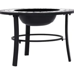 Hot FinePRICE Mosaiikkitulisija 68cm, keramiikka, musta/valkoinen