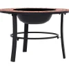 Online FinePRICE Mosaiikkitulisija 68cm, terrakotta