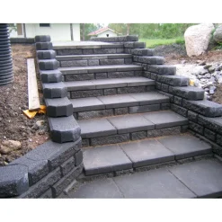 Discount Betonilaatta Muurikivi Beto-vallimuuri kansipari 560x200x100 mm musta
