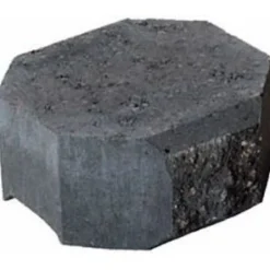 Hot Rudus Muurikivi Aitakivi kansipääty 200x200x100 mm sileä musta