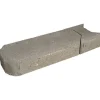 Sale Rudus Muurikivi Aitakivi kansipari 560x200x100 mm sileä harmaa
