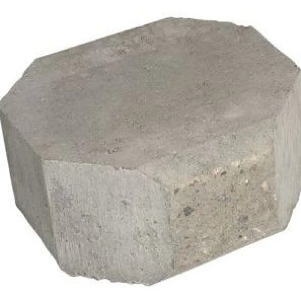 New Rudus Muurikivi Aitakivi kansipääty 200x200x100 mm sileä harmaa
