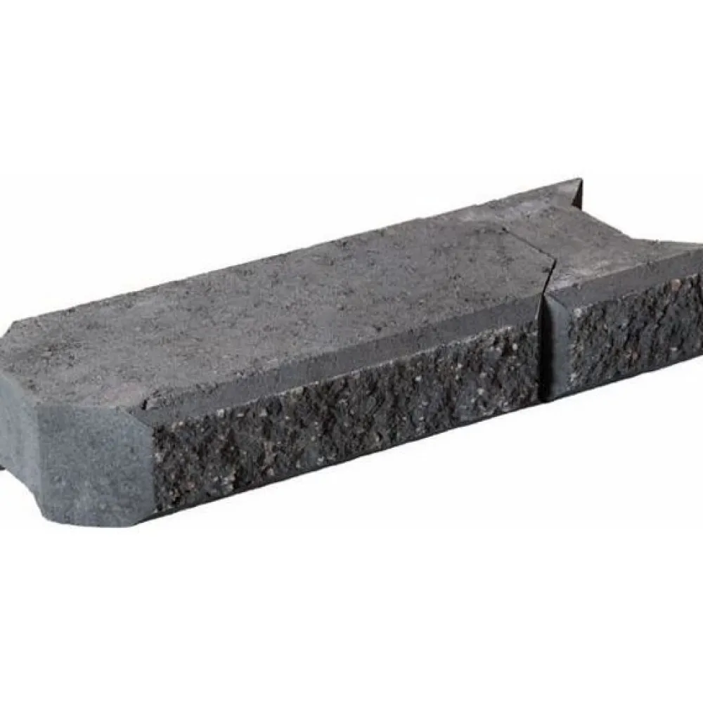 Best Rudus Muurikivi Aitakivi kansipari 560x200x100 mm sileä musta