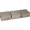 Hot Rudus Muurikivi Muurikko kaarrekivet 235x235x100 mm sileä harmaa