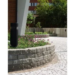 Outlet Rudus Muurikivi Muurikko peruskivi 235x235x100 mm sileä harmaa