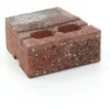 New Rudus Muurikivi Muurikko peruskivi 235x235x100 mm sileä punamusta
