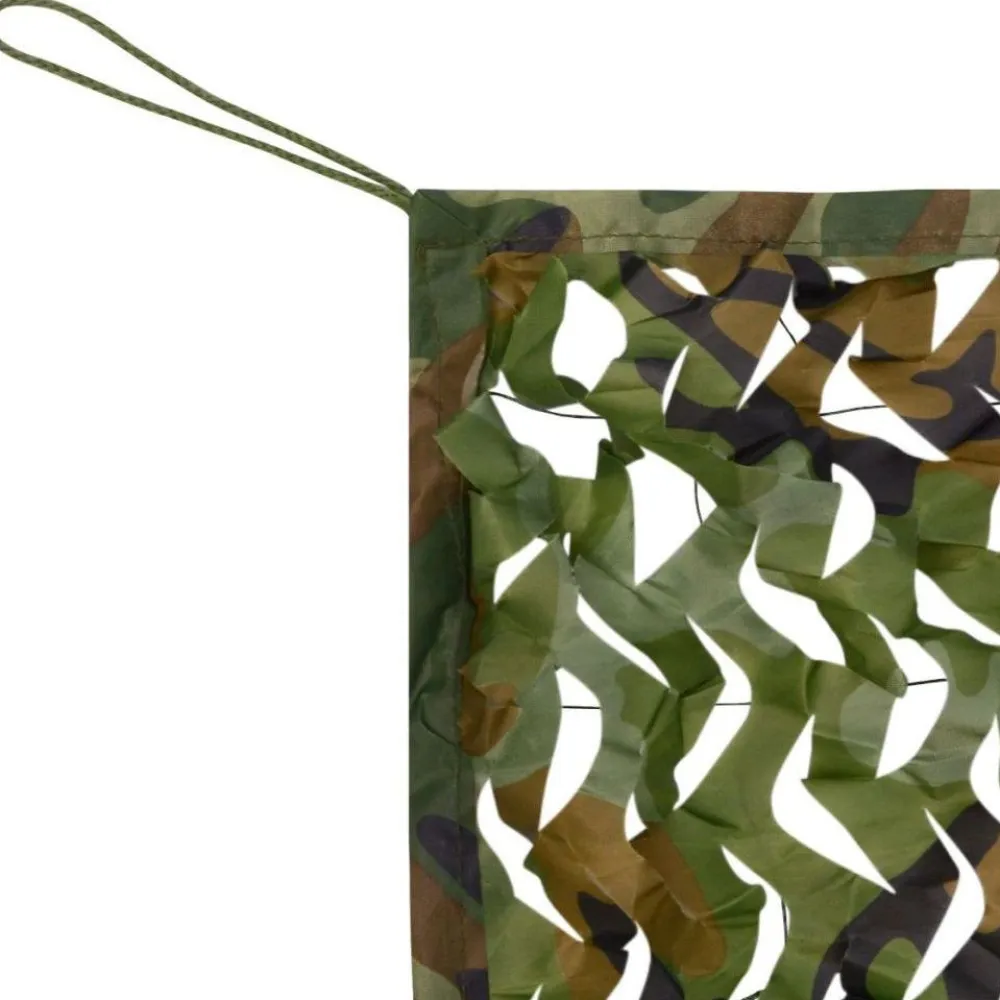 New FinePRICE Naamiointiverkko säilytyslaukulla, 1,5x7m, vihreä