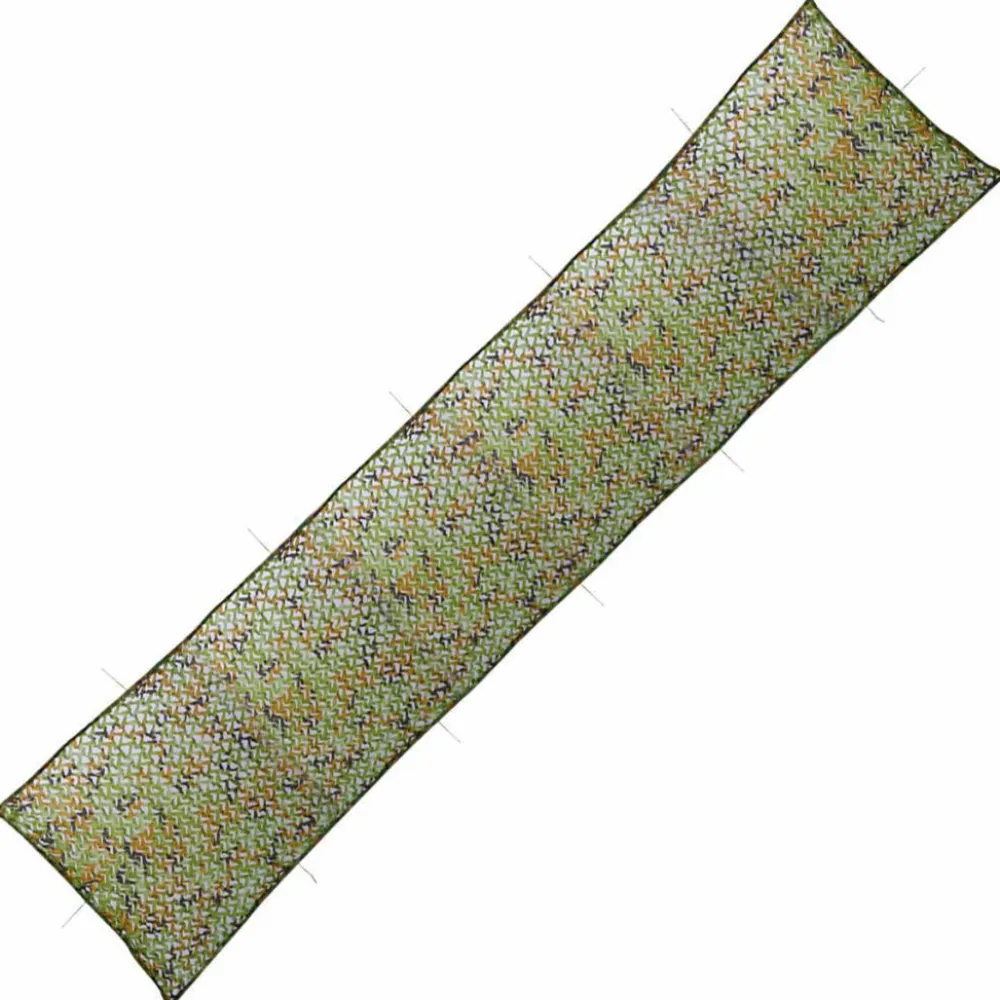 New FinePRICE Naamiointiverkko säilytyslaukulla, 1,5x7m, vihreä