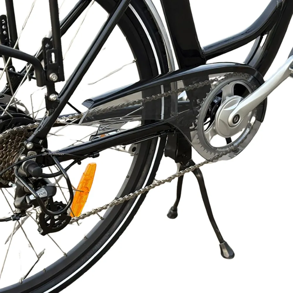 Clearance Swoop Naisten sähköpyörä City, 28", 7 vaihdetta, musta